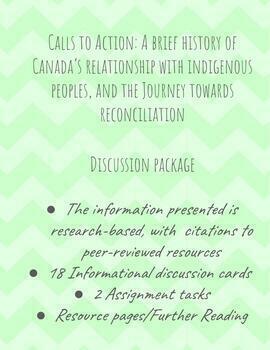Preview of Truth and Reconciliation Discussion Package