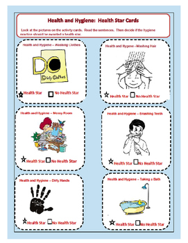 Healthy and Clean Hygiene Bundle Grades K-1 by KidZ Learning Connections