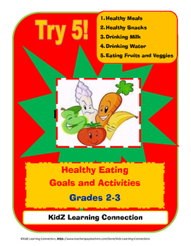 Preview of Healthy Eating/Nutrition Bundle Grades 2-3