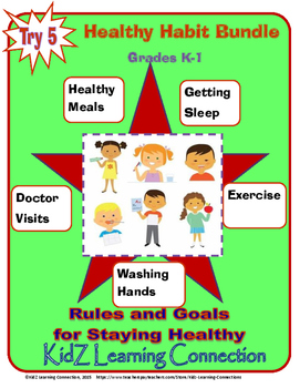 Preview of Healthy Habit Bundle Grades K-1