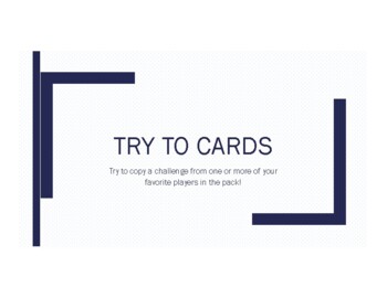 Preview of Try To Cards