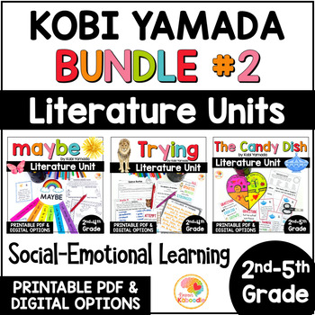 Preview of Trying, Maybe, and The Candy Dish by Kobi Yamada Activities BUNDLE