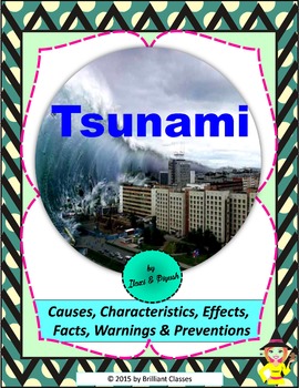 Preview of Tsunami Unit : Printable and Digital Distance Learning