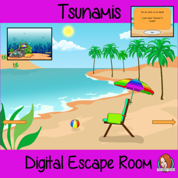 Preview of Tsunamis Escape Room