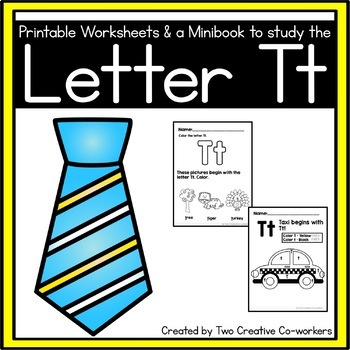 Preview of Letter Tt Worksheets | Kindergarten Alphabet Practice