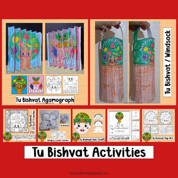 Preview of Tu Bishvat Activities New Year of the Trees Craft Kindergarten Ecological Jewish