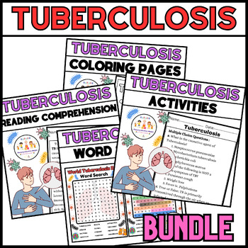 Preview of Tuberculosis Activities BUNDLE Worksheets