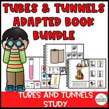 Preview of Tubes and Tunnels Study Adapted Book Bundle Curriculum Creative