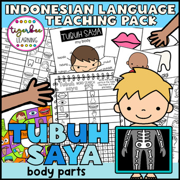 Preview of Tubuh Saya Body Parts in Indonesian