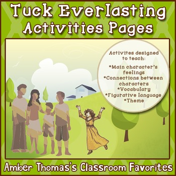 Preview of Tuck Everlasting Activities Pages