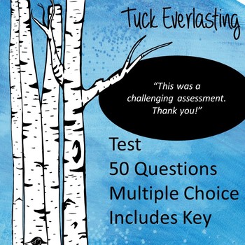 Preview of Tuck Everlasting Test (Editable!)