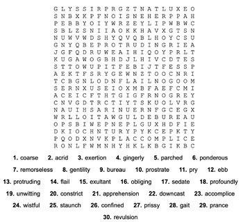 Tuck Everlasting Ch. 20-End Word Search by Curt's Journey | TPT