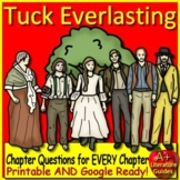 Tuck Everlasting Chapter Questions (150) Comprehension Set