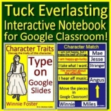 Tuck Everlasting Character and Story Elements Digital Note