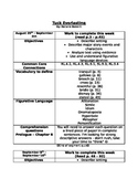 Tuck Everlasting ELA: Goals & Scales, quizzes, vocab, stan