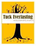 Tuck Everlasting Enrichment Menu