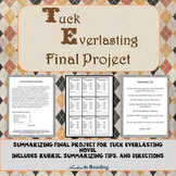 Tuck Everlasting Final Project - Students Will Do PowerPoi