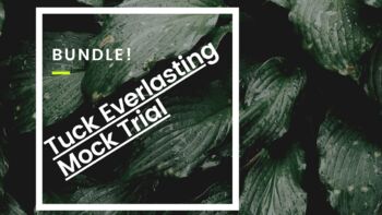 Preview of Tuck Everlasting Mock Trial Bundle