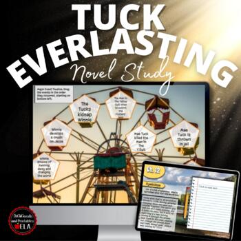 Preview of Tuck Everlasting Novel Study Unit Projects Activities Reading Writing Digital