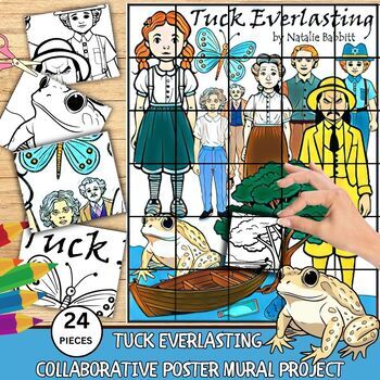 Preview of Tuck Everlasting Novel Study Collaborative Poster Mural Project EDUCATIONAL USE