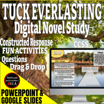 Preview of Tuck Everlasting Novel Study Google Classroom Distance Learning