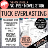 Tuck Everlasting Novel Study { Print & Digital }