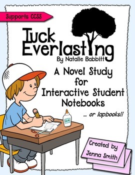 Preview of Tuck Everlasting Novel Study for Interactive Notebooks