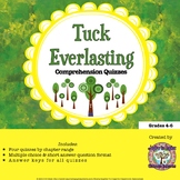 Tuck Everlasting: Reading Comprehension Quizzes