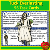 Tuck Everlasting Task Cards (56) Skill Building and Test Review