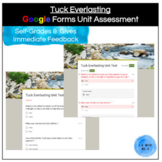 Tuck Everlasting Unit Test - Google Forms Novel Assessment/Test