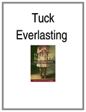 Tuck Everlasting novel study-- Distance Learning