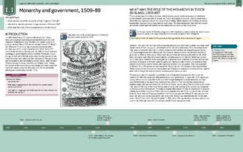 Preview of Tudor (British) Monarchy and Government, 1509-1588