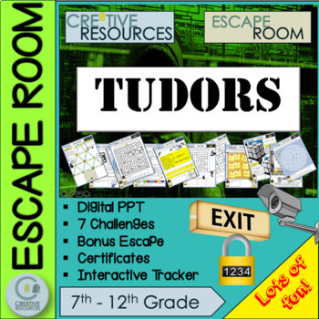 Preview of Tudor England Escape Room - British History