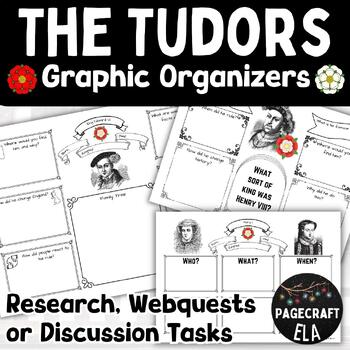 Preview of Tudor Monarchs | Graphic Organizers | Research, Webquests or Group Discussion
