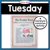 Tuesday | Book Companion Activity | Newspaper Article Writing
