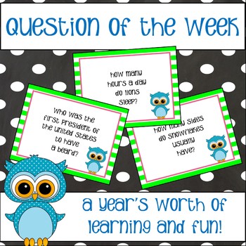 Preview of Question of the Week  - Trivia Questions and Display