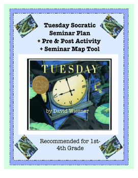 Preview of Tuesday by David Wiesner Socratic Seminar Plan + Extras