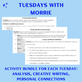 Tuesdays with Morrie Activity Bundle: Writings for Most Tuesdays