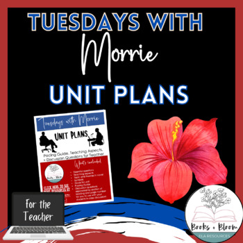 Preview of Tuesdays with Morrie Unit Plans, Discussion Questions + Answers, Pacing Guide