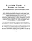 Tug-of-War Physics Lab