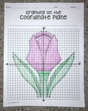 Tulip Emoji - Graphing on the Coordinate Plane Mystery Picture