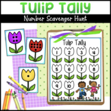 Tulip Tally Flower Math Activity & Number Scavenger Hunt