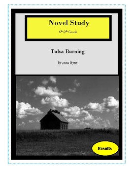 Preview of Tulsa Burning Novel Study