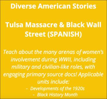 Preview of Tulsa Massacre & Black Wall Street (Complete Lesson) - SPANISH Version