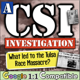 Tulsa Race Massacre CSI Inquiry Activity | What led to the