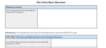 Preview of Tulsa Race Massacre Exploration