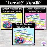 Tumble Math Game Bundle for Addition, Subtraction, Multipl