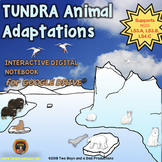 Tundra Animal Adaptations Interactive Notebook Google Slides®