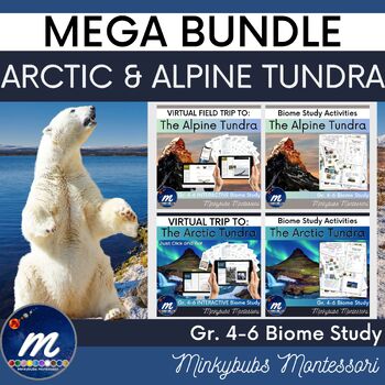 Preview of Tundra Arctic Alpine Biomes Study Fast Facts MEGA Bundle PRINT DIGITAL (GROWING)