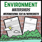 Watersheds Informational Text W/Worksheets